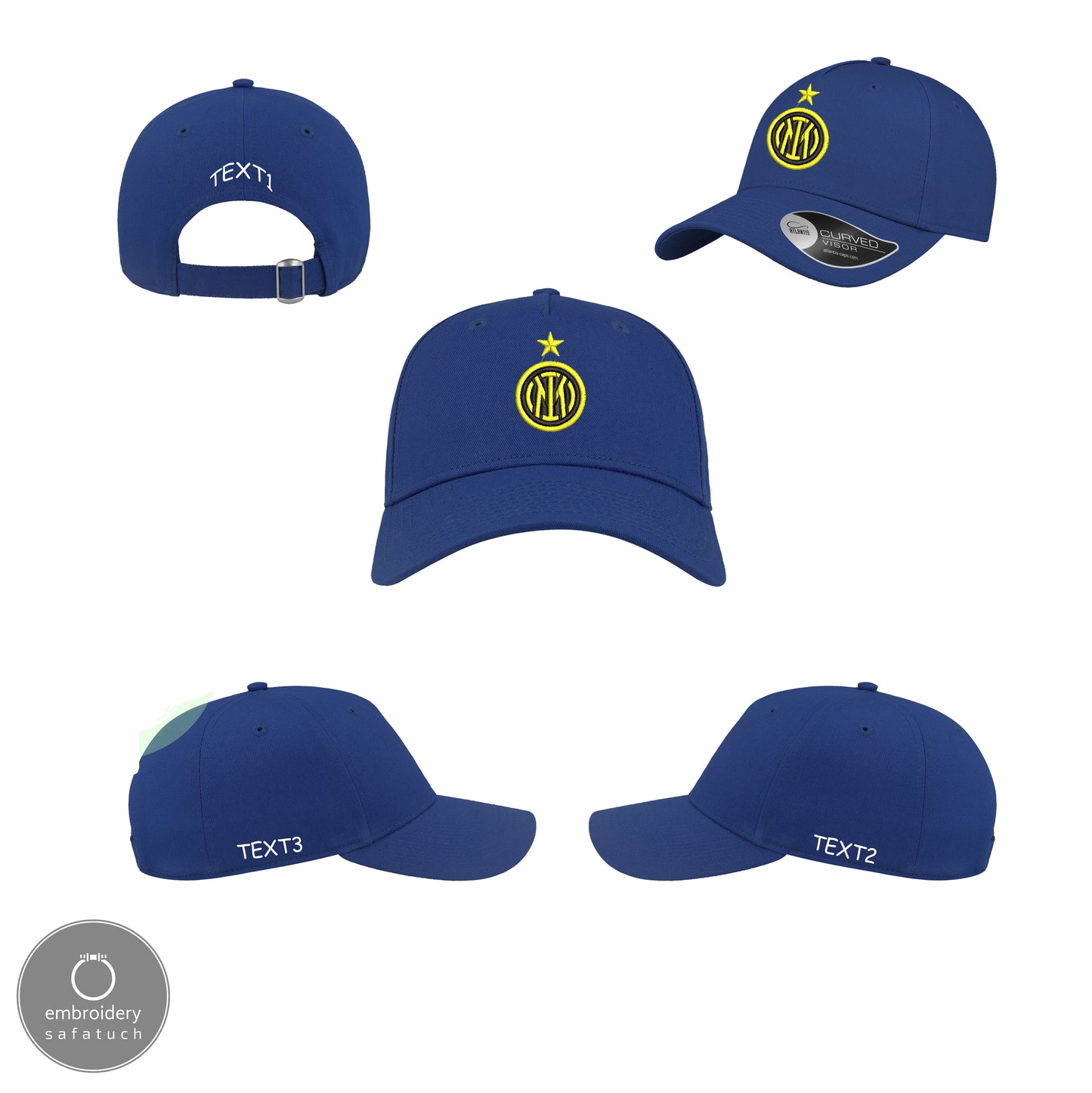 Inter de Milán CAP  gorra deInter de Milán, gorra de futbol italiano   , gorra unisex , gorra de moda , gorra para personalizar,  Inter de Milán